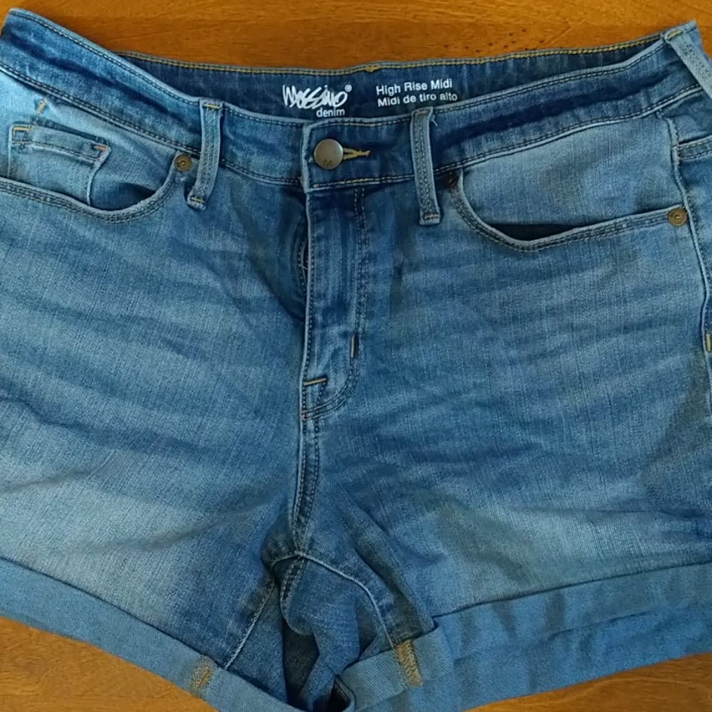 High rise midi short